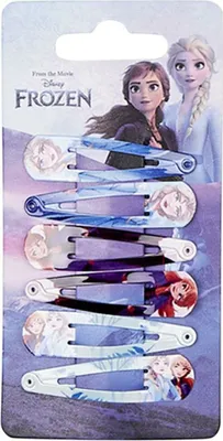 Zdjęcie produktu dla Kolorowe spinki do włosów Frozen 6 szt