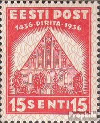 Produktbild von Briefmarken Estland 1936 Mi 122 gestempelt Brigittenkloster Pirita