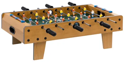 Produktbild von HOMCOM Mini Tischkicker Tischfußball inkl 2 Kickerbälle tragbarer Kickertisch