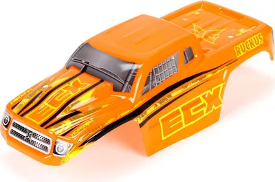 Produktbild von Electrix ECX 1:18 4WD Ruckus Karosserie gestickert, orange /gelb