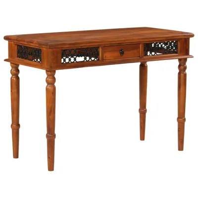 Produktbild von Schreibtisch mit Schublade 110x50x76 cm Massivholz Akazie