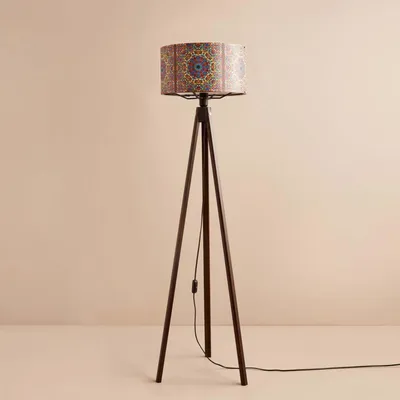 Produktbild von Opviq, AYD-3465, Stehlampen, Mehrfarbig, Stoff, 21 x 21 x 140 cm