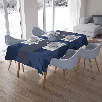 Immagine prodotto di Tovaglia impermeabile, 140 x 200 cm, colore blu