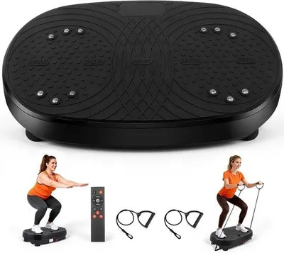 Immagine prodotto di Piattaforma fitness per l'allenamento linfatico - 120 varianti - Portata: 150 kg - Nero