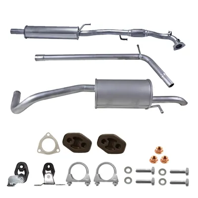 Produktbild von Ferroz Ersatz für Auspuff für VW Fox 5Z1 , 5Z3 1.2 ab Bj. 2005, Auspuffanlage + Montagesatz