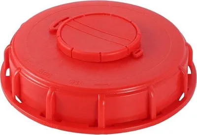Productafbeelding van IBC-deksel, 163 mm, met ventilatieopening - zwart