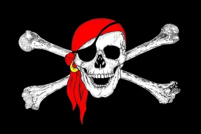 Piratenflagge 150 x 90 cm aus Polyester