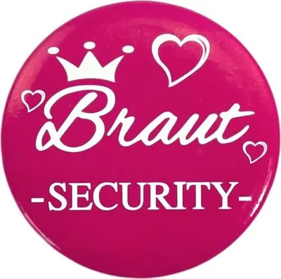 Produktbild von Oblique Unique Button JGA Junggesellinnenabschied Hochzeit - Braut Security 2