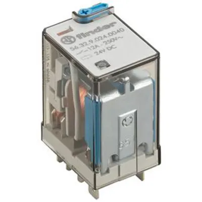 Immagine prodotto di Relè Finder a innesto 24 V/DC 12 A 2 contatti in scambio 56.32.9.024.0040 1 pz