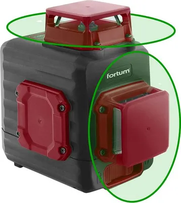 Zdjęcie produktu dla Fortum 4780214 zielony laser liniowy 2D, samopoziomowanie krzyżowe