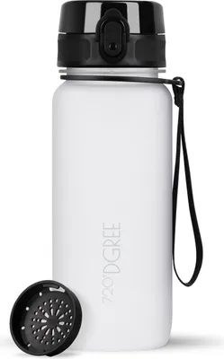 Obrázok produktu pre Fľaša uberBottle softTouch so sitkom 650 ml / Snow White / 720DGREE