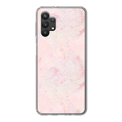 Produktbild von MuchoWow® Handyhülle Schutzhülle Hülle für Samsung Galaxy A32 5G Marmor - Rosa - Glitter - Gold - Muster Silikon Softcase Handy Hülle - Softcase