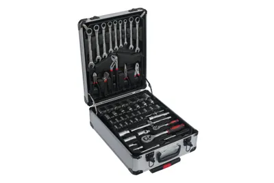 Obrázok produktu pre 186 dielna sada náradia v kufri (račňové kľúče) Pro-Tech TOOLS 00646