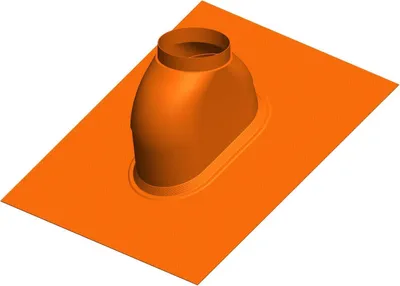 Obrázok produktu pre Atec Dachpfanne PolyTop 0Grad bis 48Grad ziegelrot DN 60/100 + DN 80/125