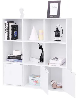 Immagine prodotto di Libreria bianca, con 9 scomparti, ideale per la cameretta dei bambini