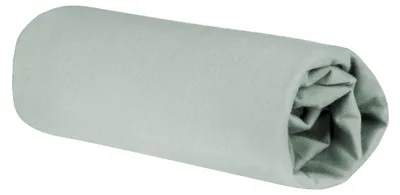 Produktbild von roba Spannbettlaken für Wiegenmatratzen 40 x 90 cm und 45 x 90 cm, Single Jersey, 100 % Baumwolle, frosty green