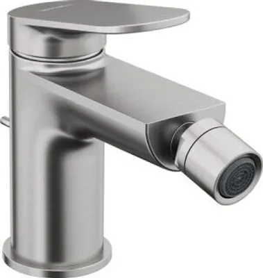 Zdjęcie produktu dla Jednouchwytowa bateria bidetowa Duravit Wave, wysięg 128 mm, z wyciąganym odpływem, WA2400001070