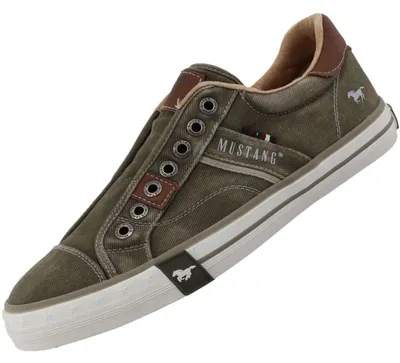 Image de Mustang Herren Canvas Sneaker Khaki