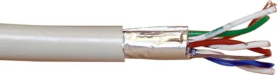 Imagen del producto de Cable InLine 72198, 100 metros, categoría Cat5e, tipo F/UTP (FTP), color gris
