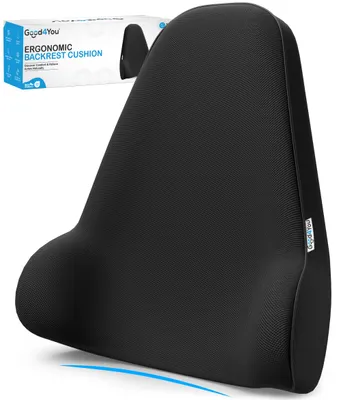 Productafbeelding van Good4You Ergonomische rugsteun voor auto en kantoorstoel - Kussen voor de onderrug - Memory foam - Vermindert rugpijn