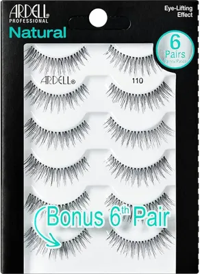 Produktbild von Ardell Wimpern 6er-Pack Naturborstenstreifen 110