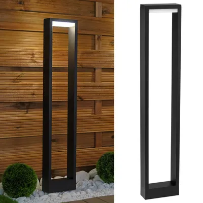 Produktbild von LUMILED Pollerleuchte Außenstehleuchte 80cm Stehlampe Außenleuchte Außenbeleuchtung Wegeleuchte LED IP44 spritzwasserdicht 4000K Neutralweiß