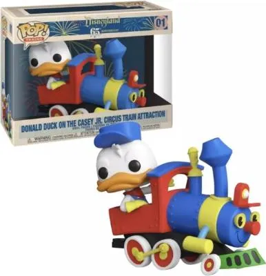 Immagine prodotto di Funko POP! Disneyland 65° Paperino in treno 01