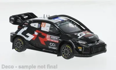 Produktbild von IXO 1:43 Toyota Yaris Rally 1, WRC, Safari Rallye Kenia, 2024 K.Rovanperä/J.Halt