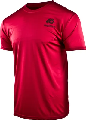 Produktbild von GUGGEN MOUNTAIN Herren Funktiosshirt Funktionswäsche Funktions T-Shirt Sport Outdoor Aktivitäten Schnelltrocknend Kurzarm Atmungsaktive Rot 3XL