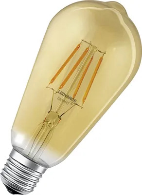 A close-up studio shot of a single LED light bulb.