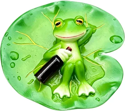 Produktbild von Mini-Teichdekoration Frosch, 11×10 cm, für Innen und Außen