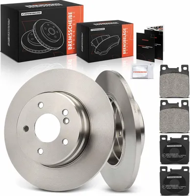 Immagine prodotto di Frankberg 2x dischi freno 4x pastiglie freno asse posteriore per Mercedes-Benz Classe E S210