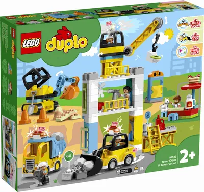 Produktbild von LEGO DUPLO 10933 - Veľké stavenisko so svetlom a zvukom