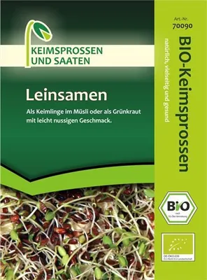 Produktbild von Keimsprossen Leinsamen