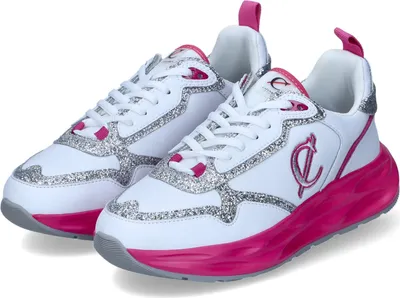 Produktbild von CafèNoir Damen Low Sneaker Weiß Leder-Textil-Synthetik-Mix Größe: 37
