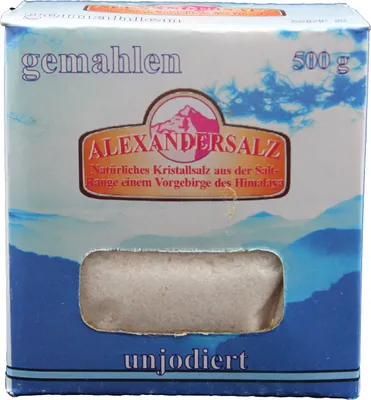 Produktbild von Alexandersalz gemahlen natürliches Kristallsalz 500 g
