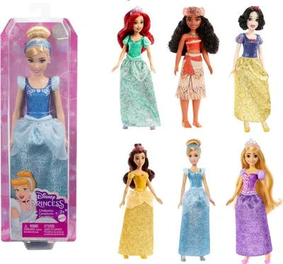 Produktbild von Disney Princess Disney Prinzessin-Spielzeug, Modepuppen mit Accessoires, Modepuppe, Weiblich, 3 Jahr(e), Junge/Mädchen, 279,4 mm, 180 g