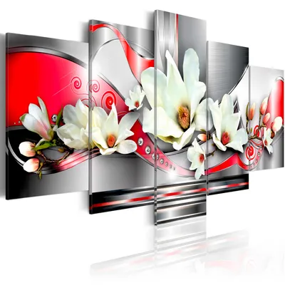 Produktbild von Modernes Wandbild 020110-163 (150x75) - 5 Teilig Bilder Fotografie auf Vlies Leinwand Foto Bild Dekoration Wand Bilder Kunstdruck Abstrakt