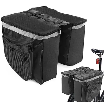 Immagine prodotto di Solidchoice - Borsa impermeabile multifunzionale per bicicletta, adatta al portapacchi posteriore
