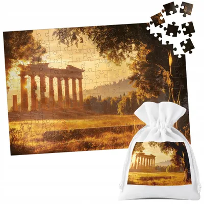 Image de PUZZLE TRADYCYJNE - GRECJA ZABYTEK WIDOKI PIĘKNE - 110 el