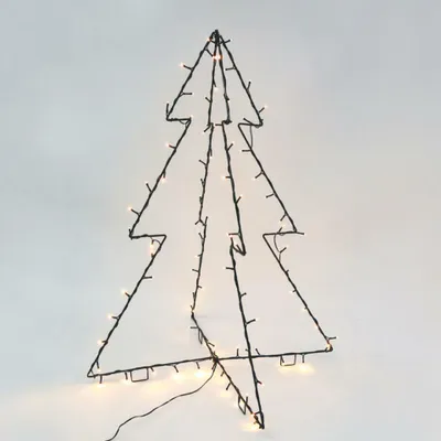 Obrázek produktu pro ACA Lighting kovový strom, 90 LED WW 220-240V černý kabel IP44 75X85CM, 4m napájení X07901446