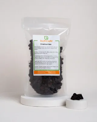 Produktbild von 2 kg Cranberries | Cranberry | getrocknet | gesüßt | Superfoods | Buxtrade