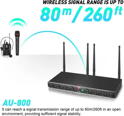 Produktbild von Kabelloses Mikrofonsystem – Mikrofonsystem – UHF-Mikrofonsystem – Kabelloses Mikrofonsystem