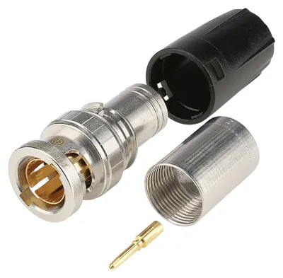 Immagine prodotto di NEUTRIK® Connettore a crimpare per cavo BNC HD-SDI, diritto, nero