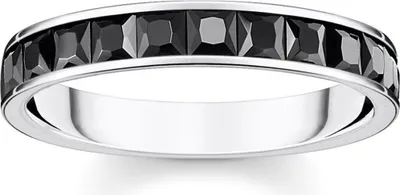 Produktbild von Thomas Sabo Sparkling Black TR2358-643-11 Damenring, Ringgröße:50