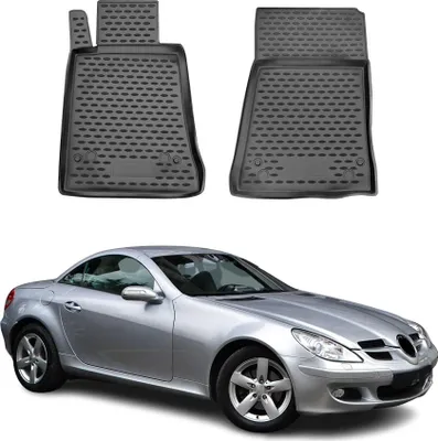 Obrázok produktu pre 2004-2010 Mercedes SLK R171 Podlahové rohože TPE čierne 2 ks