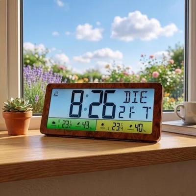 Produktbild von Funkgesteuerte Wetterstation mit XXL-Farbdisplay