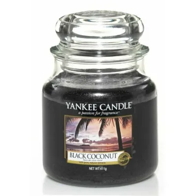 Produktbild von Yankee Candle 1254004E, Rund, Schwarz, Kokosnuss, 1 Stück(e)