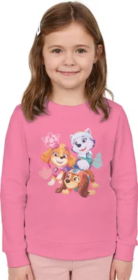 Produktbild von Paw Patrol Sweatshirt für Mädchen - Kinder Pullover Oberteil Langarm Pink 122-128