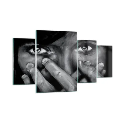 Produktbild von Bilder auf glas - Graffiti Wand Farbe Malerei - 160x90cm - Glasbilder - Wandbilder - Kunstdruck - zum Aufhängen bereit - Wanddekoration aus Glas - Glas Bilder - Wandbild auf Glas - GDL160x90-0459